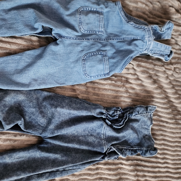 12 mth girl overalls x2 sets - Picture 2 of 2
